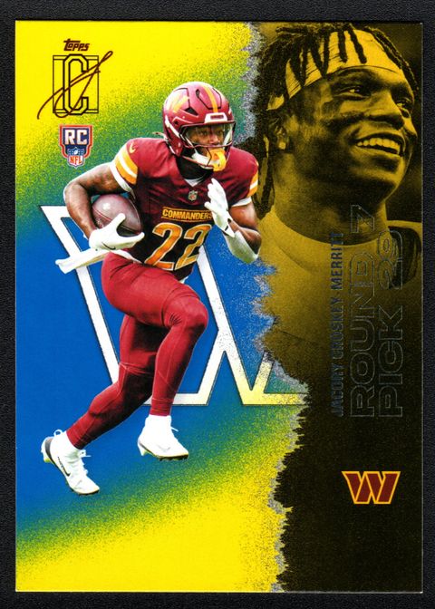 Jacoby Crosby-Merritt 2025 Signature Class graded Poor 1 by TradingCard360