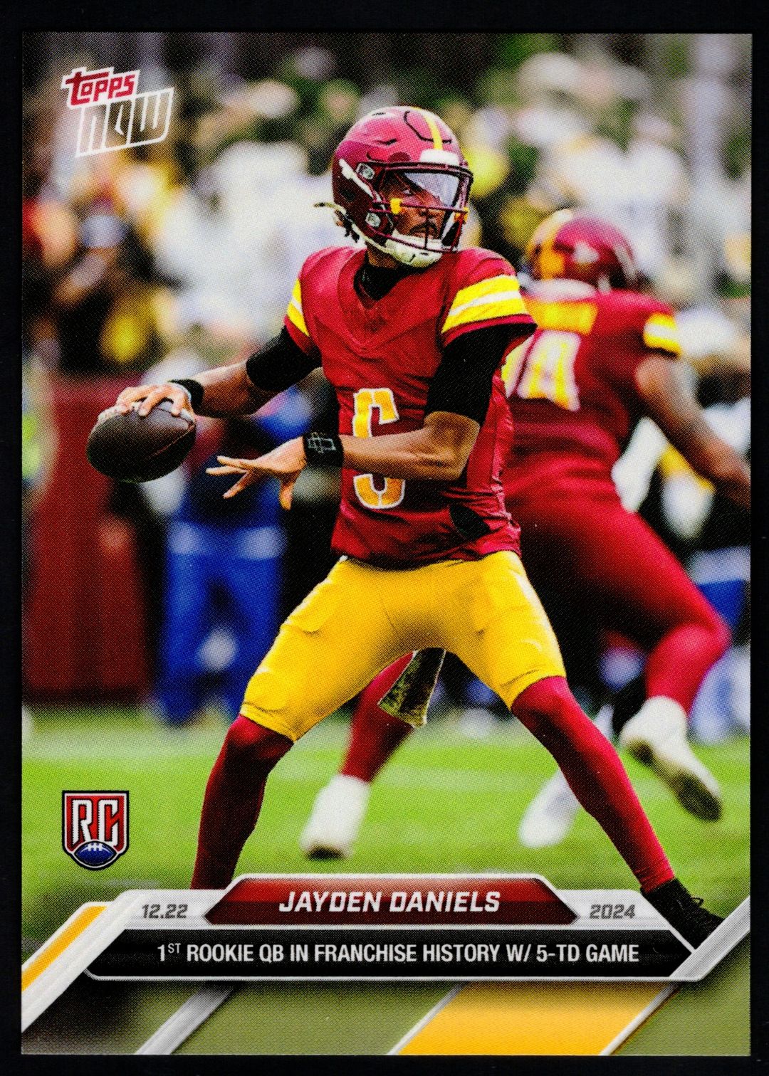 Jayden Daniels graded EX-MT 6