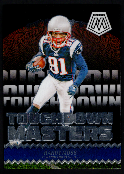 Randy Moss 2024 Mosaic graded Excellent 5 by TradingCard360