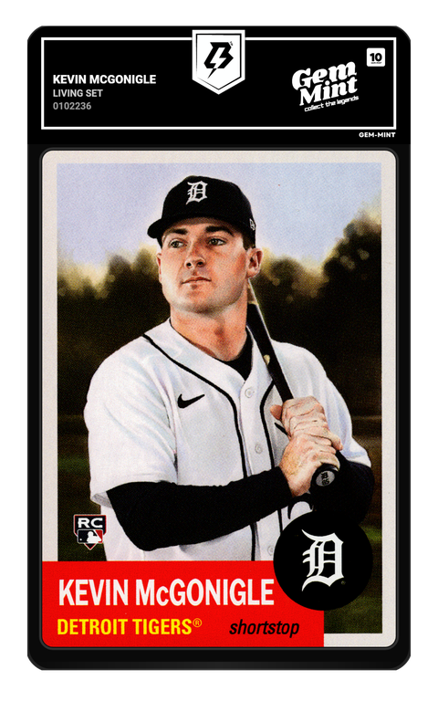 Kevin McGonigle 2026 Living Set graded Gem Mint 10 by TradingCard360
