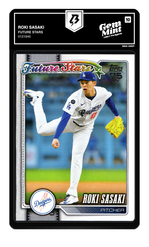 Roki Sasaki 2026 Future Stars graded Gem Mint 10 by TradingCard360