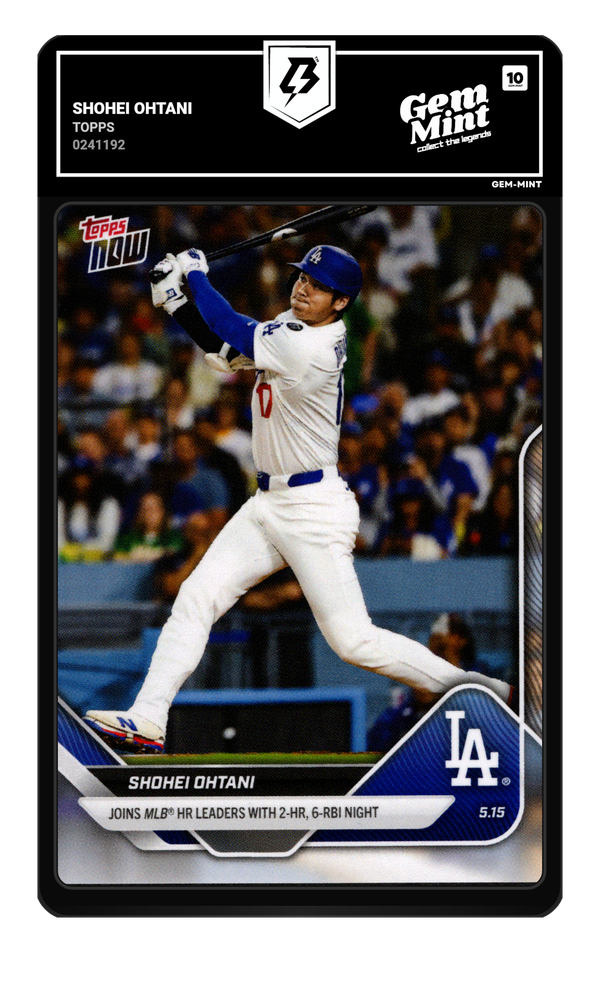 Shohei Ohtani graded Gem Mint 10