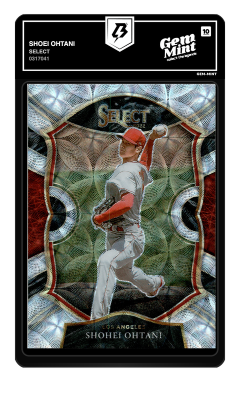 Shohei Ohtani 2021 Select graded Gem Mint 10 by TradingCard360