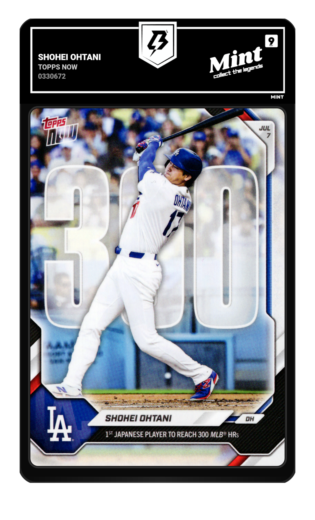 Shohei Ohtani graded Mint 9