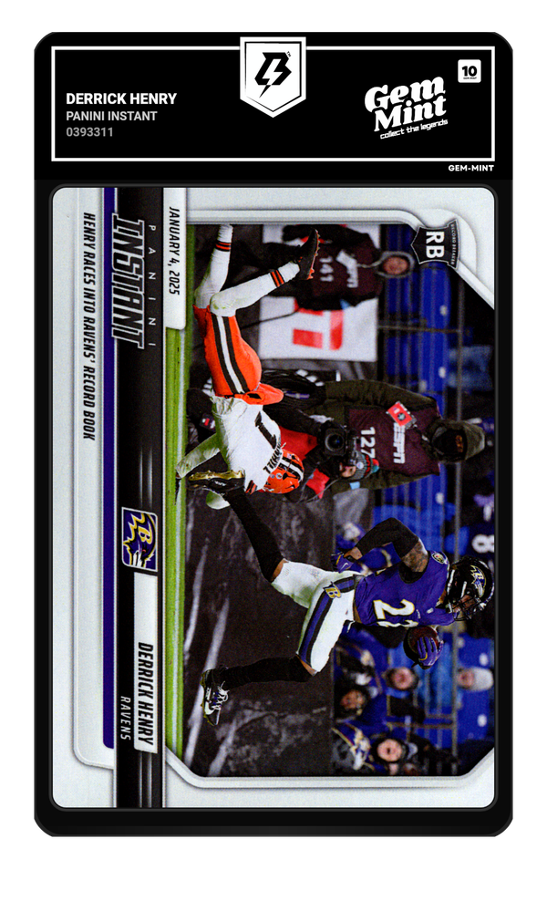 Derrick Henry graded Gem Mint 10