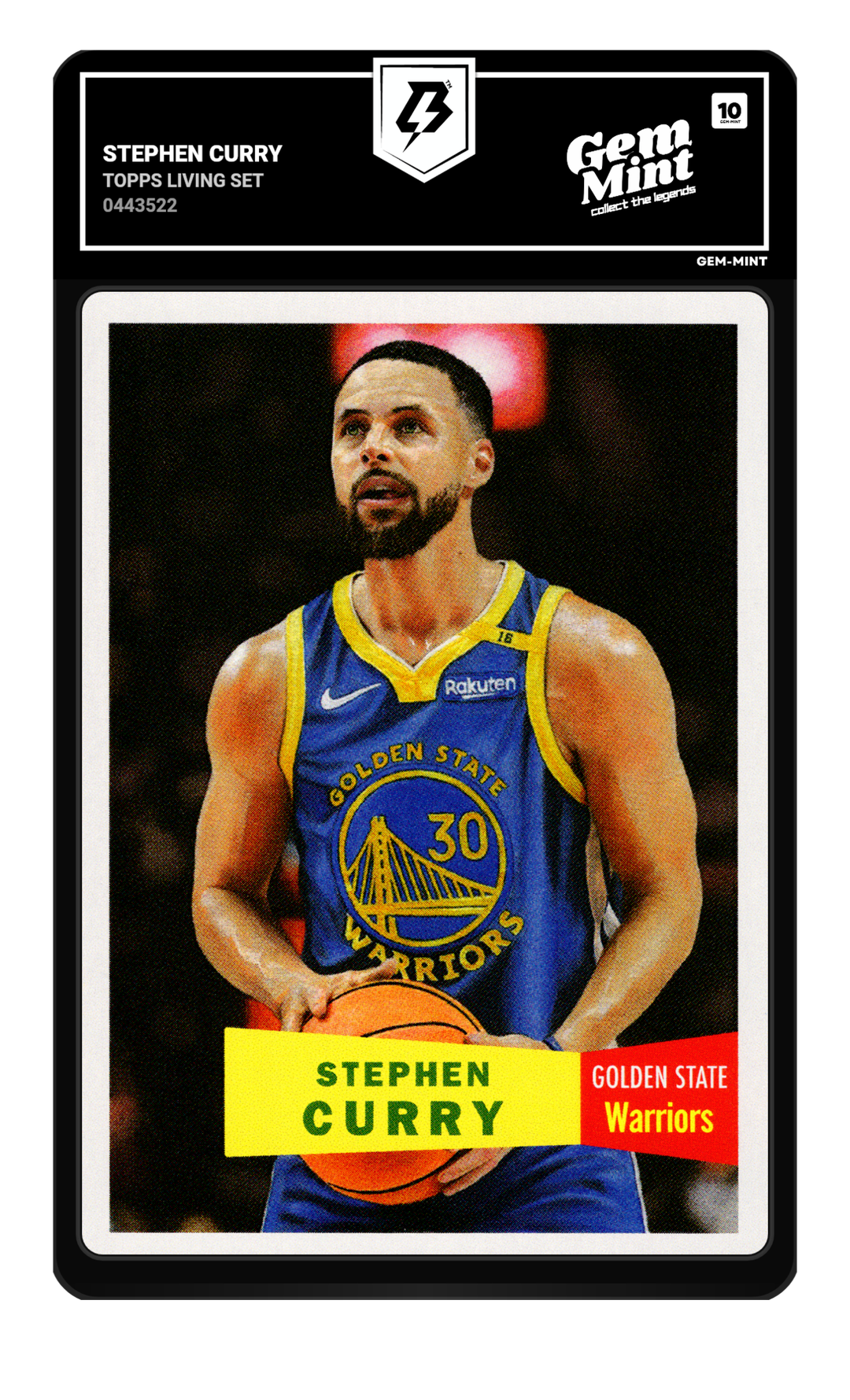 Stephen Curry graded Gem Mint 10