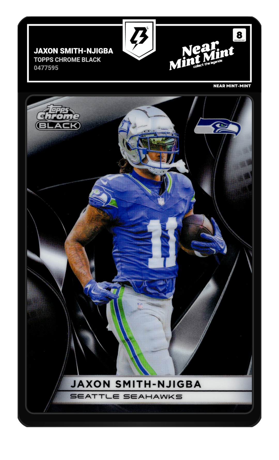 Jaxon Smith-Njigba graded NM-MT 8