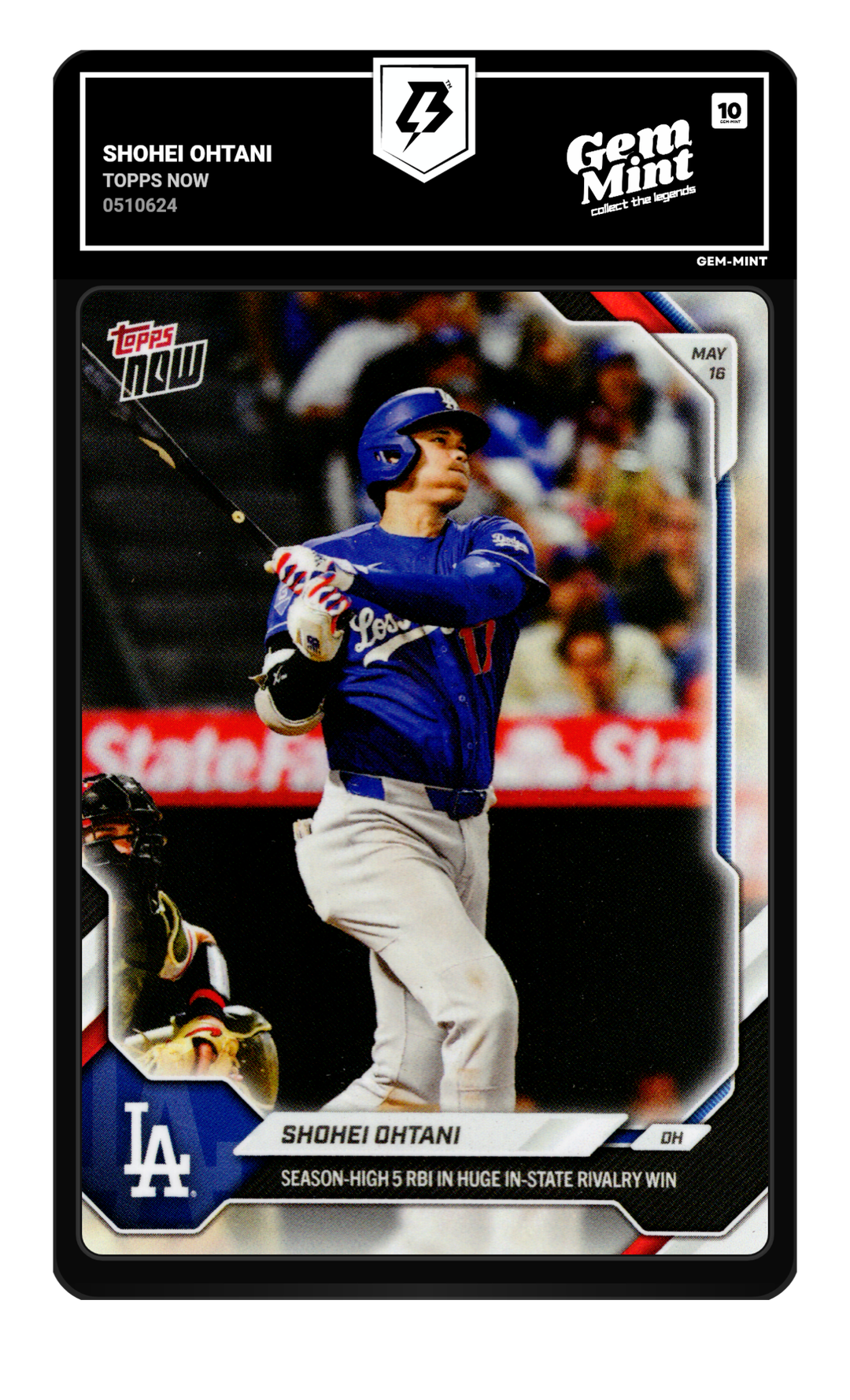 Shohei Ohtani graded Gem Mint 10