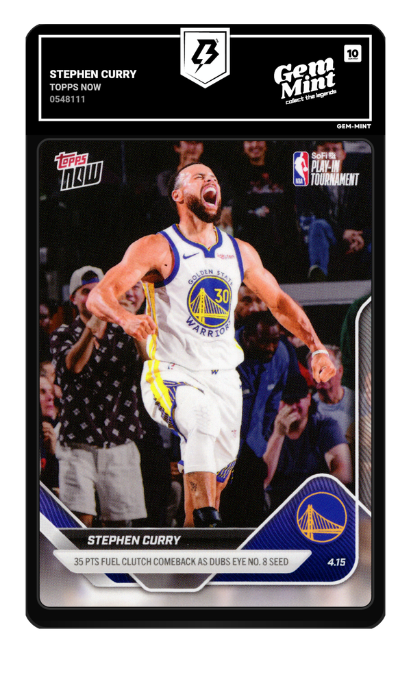 Stephen Curry graded Gem Mint 10