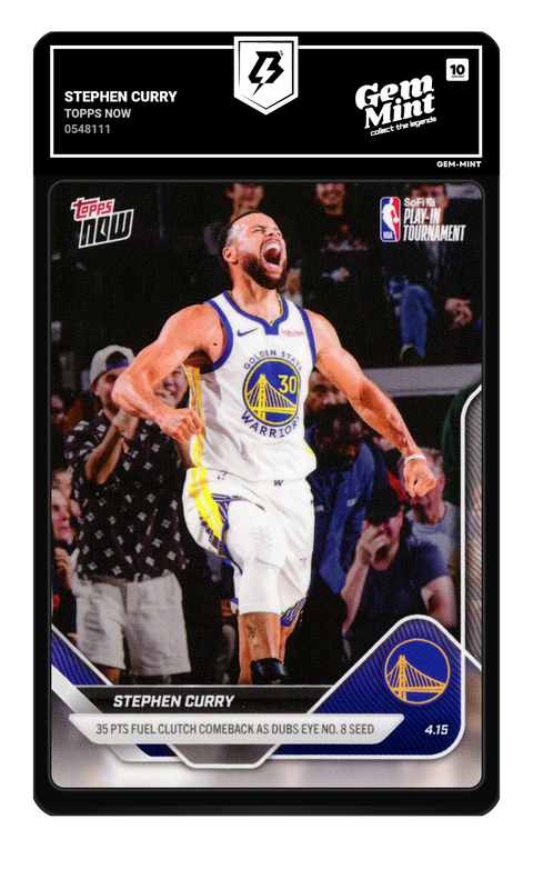 Stephen Curry 2026 Topps Now graded Gem Mint 10 by TradingCard360