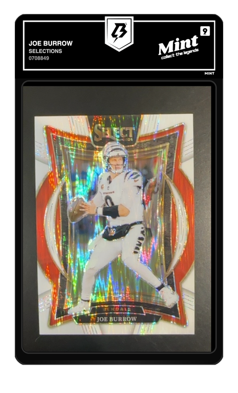 Joe Burrow 2024 Selections graded Mint 9 by TradingCard360