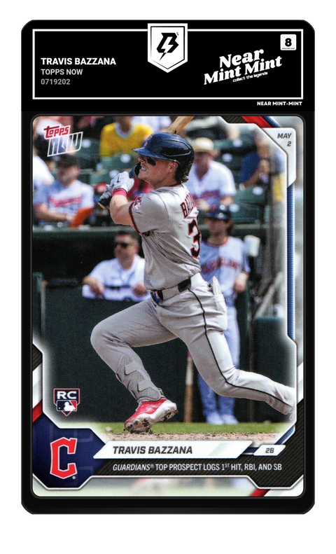 Travis Bazzana 2026 Topps Now graded NM-MT 8 by TradingCard360