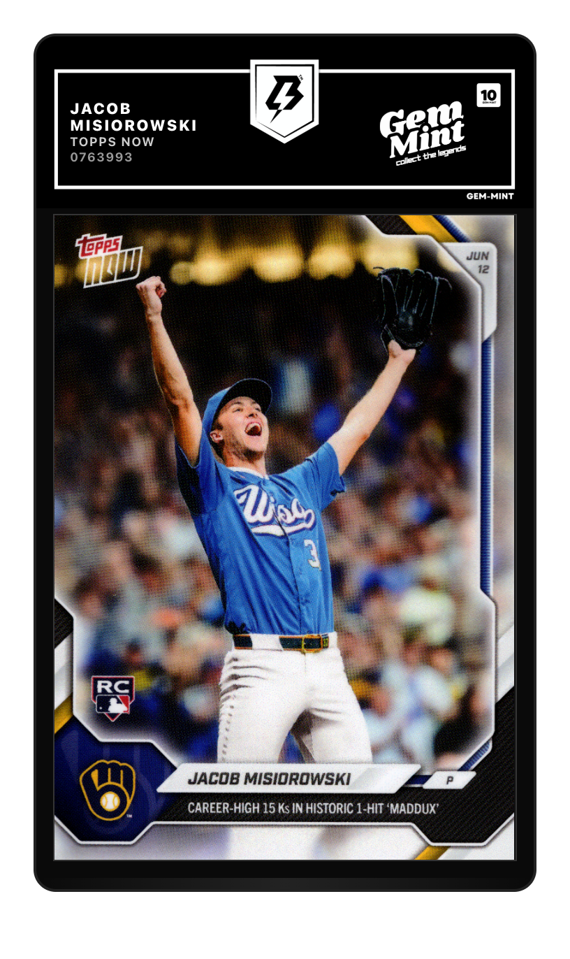 Jacob Misiorowski graded Gem Mint 10