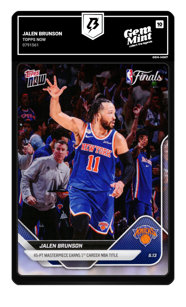 Jalen Brunson graded Gem Mint 10