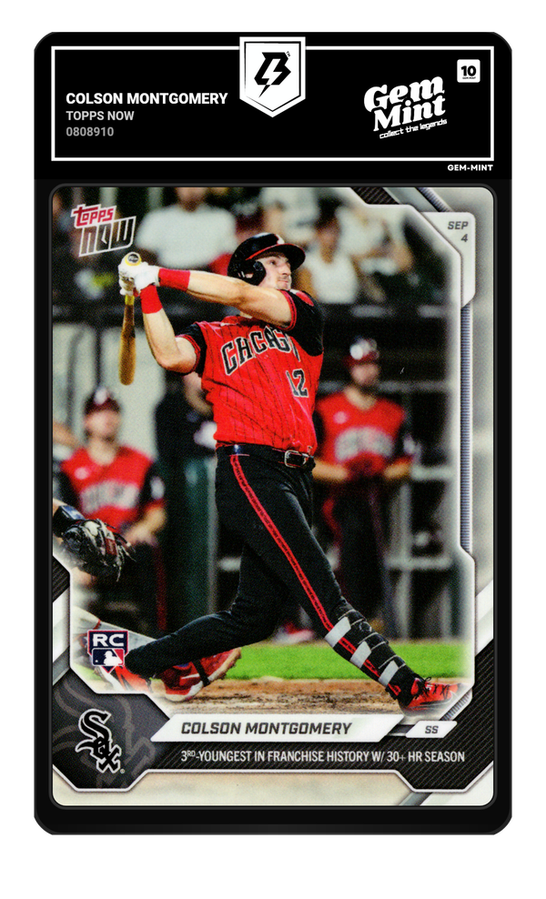 Colson Montgomery graded Gem Mint 10