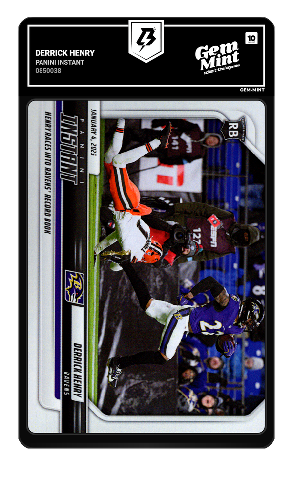 Derrick Henry graded Gem Mint 10