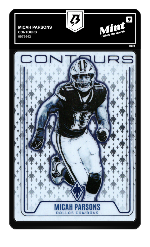 Micah Parsons 2024 Contours graded Mint 9 by TradingCard360