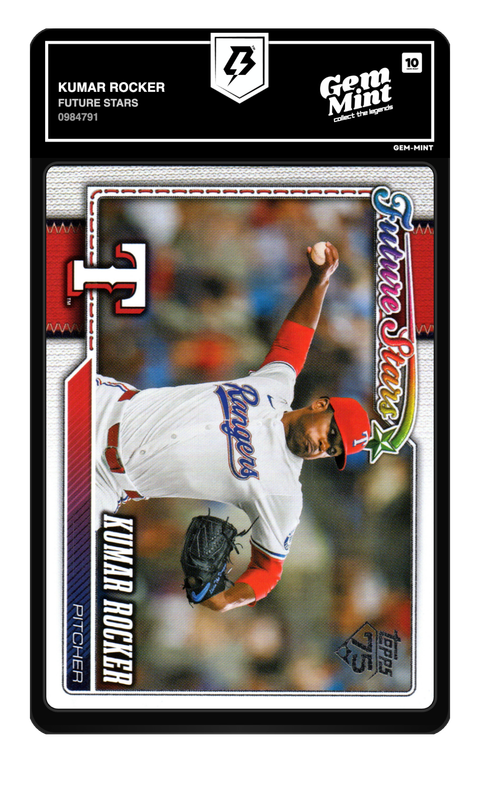 Kumar Rocker 2026 Future Stars graded Gem Mint 10 by TradingCard360