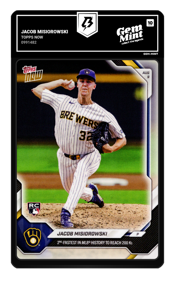 Jacob Misiorowski graded Gem Mint 10
