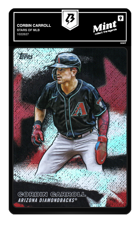 Corbin Carroll 2026 Stars Of MLB graded Mint 9 by TradingCard360