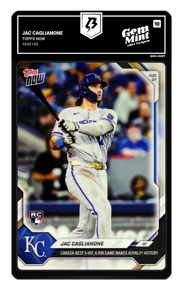 Jac Caglianone graded Gem Mint 10