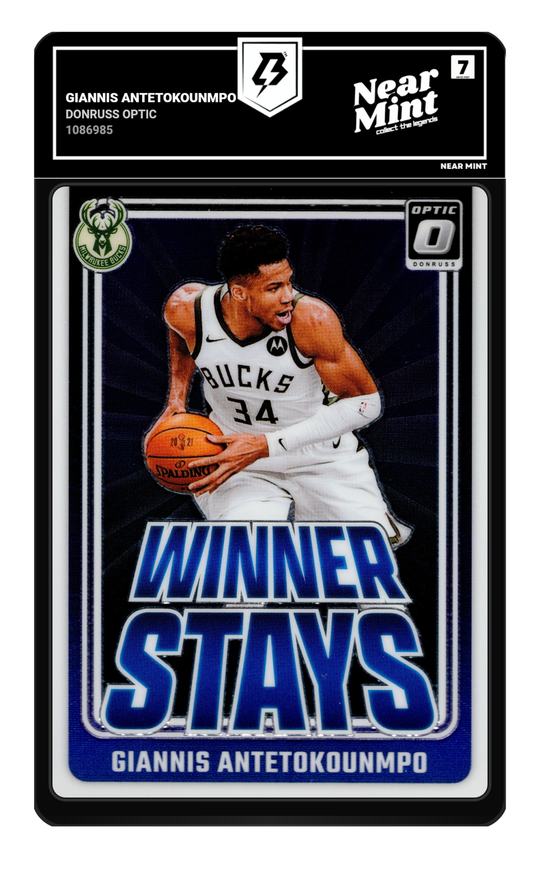 Giannis Antetokounmpo graded Near Mint 7