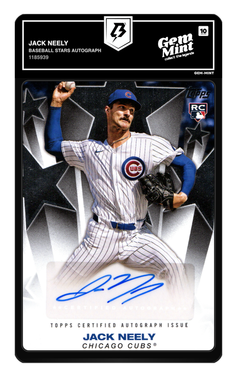 Jack Neely 2025 Baseball Stars Autograph graded Gem Mint 10 by TradingCard360