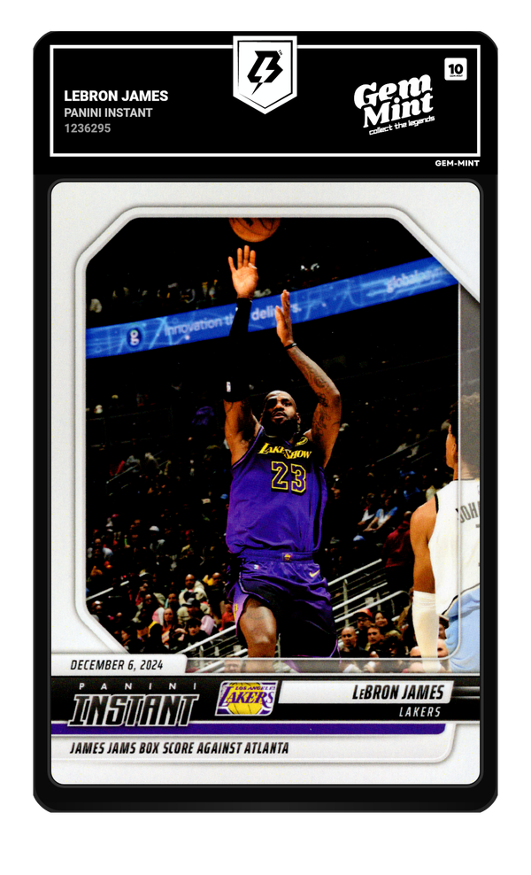 LeBron James graded Gem Mint 10