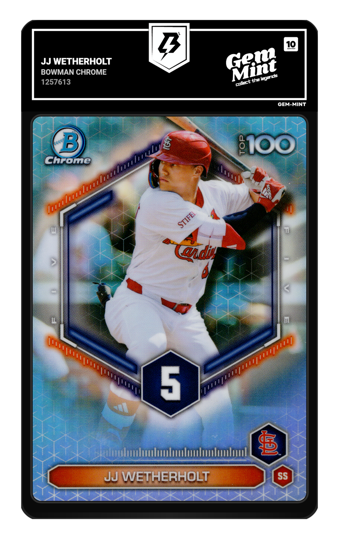 JJ Wetherholt graded Gem Mint 10