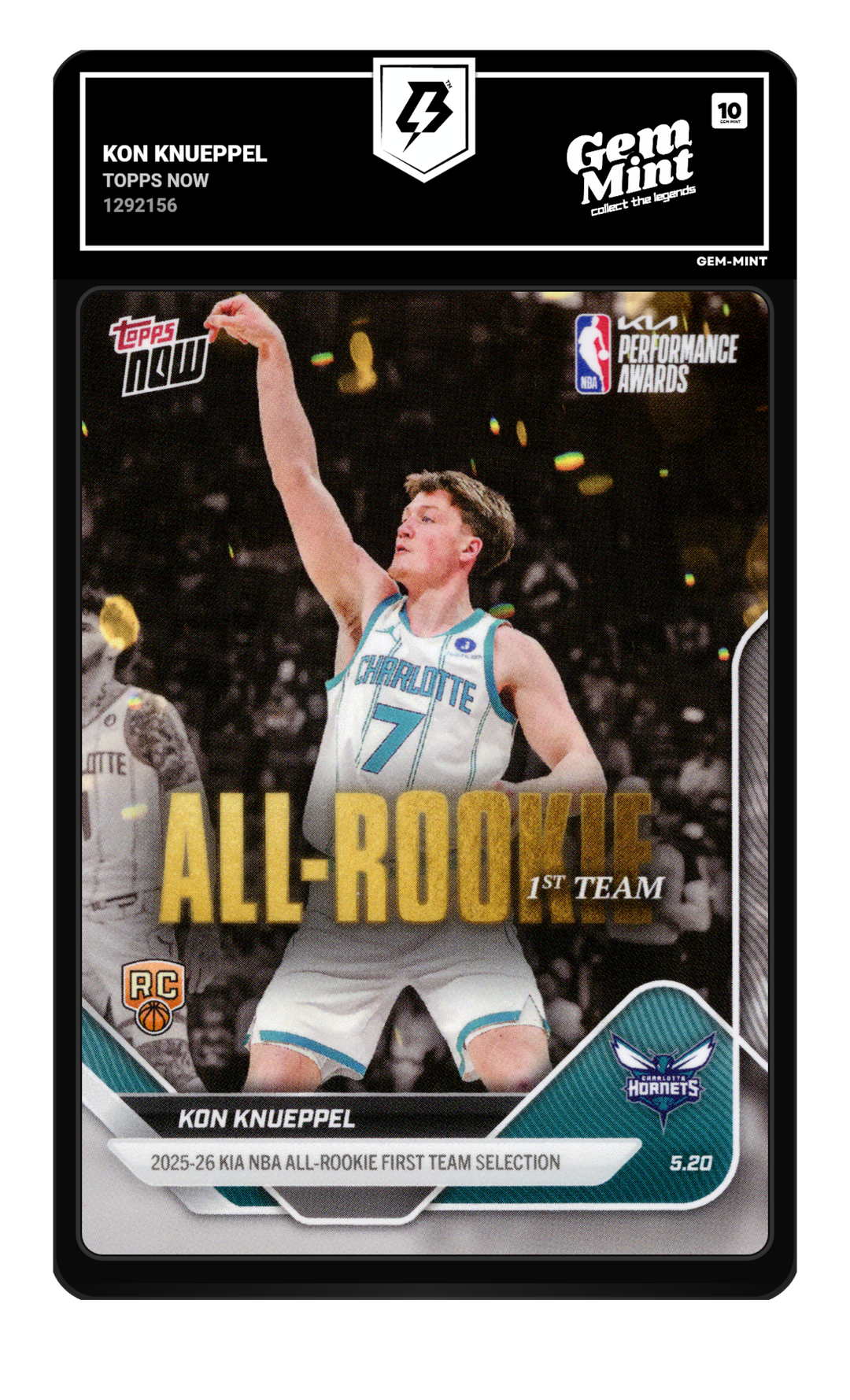 Kon Knueppel graded Gem Mint 10