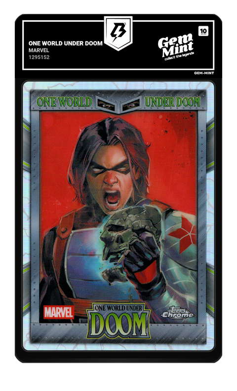 One World Under Doom 2026 Marvel graded Gem Mint 10 by TradingCard360