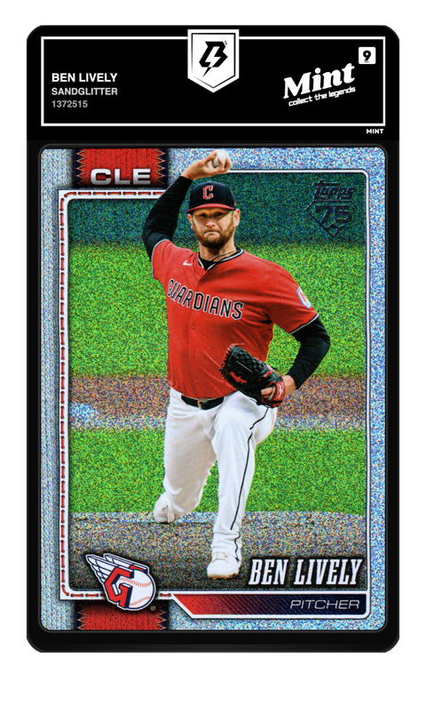 Ben Lively 2026 Sandglitter graded Mint 9 by TradingCard360