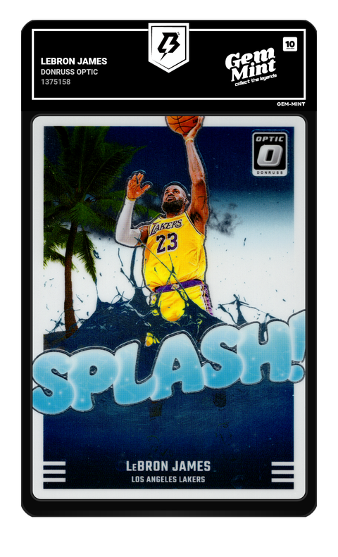 LeBron James 2025 Donruss Optic graded Gem Mint 10 by TradingCard360
