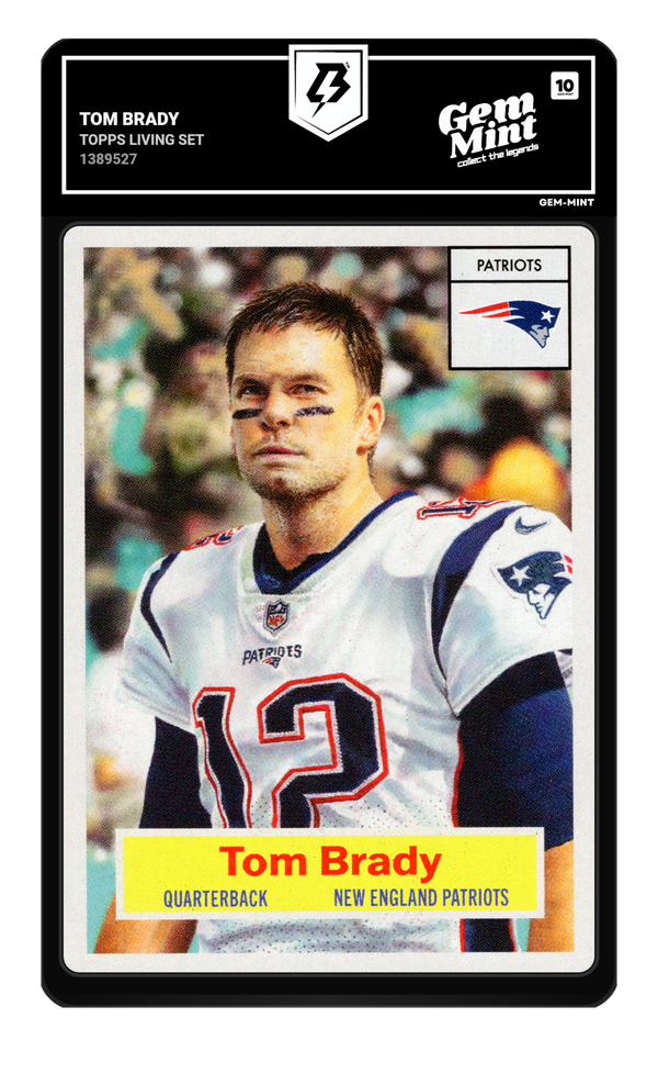 Tom Brady graded Gem Mint 10