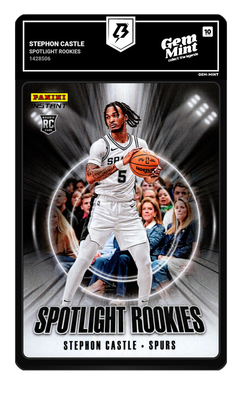 Stephon Castle 2024 Spotlight Rookies graded Gem Mint 10 by TradingCard360