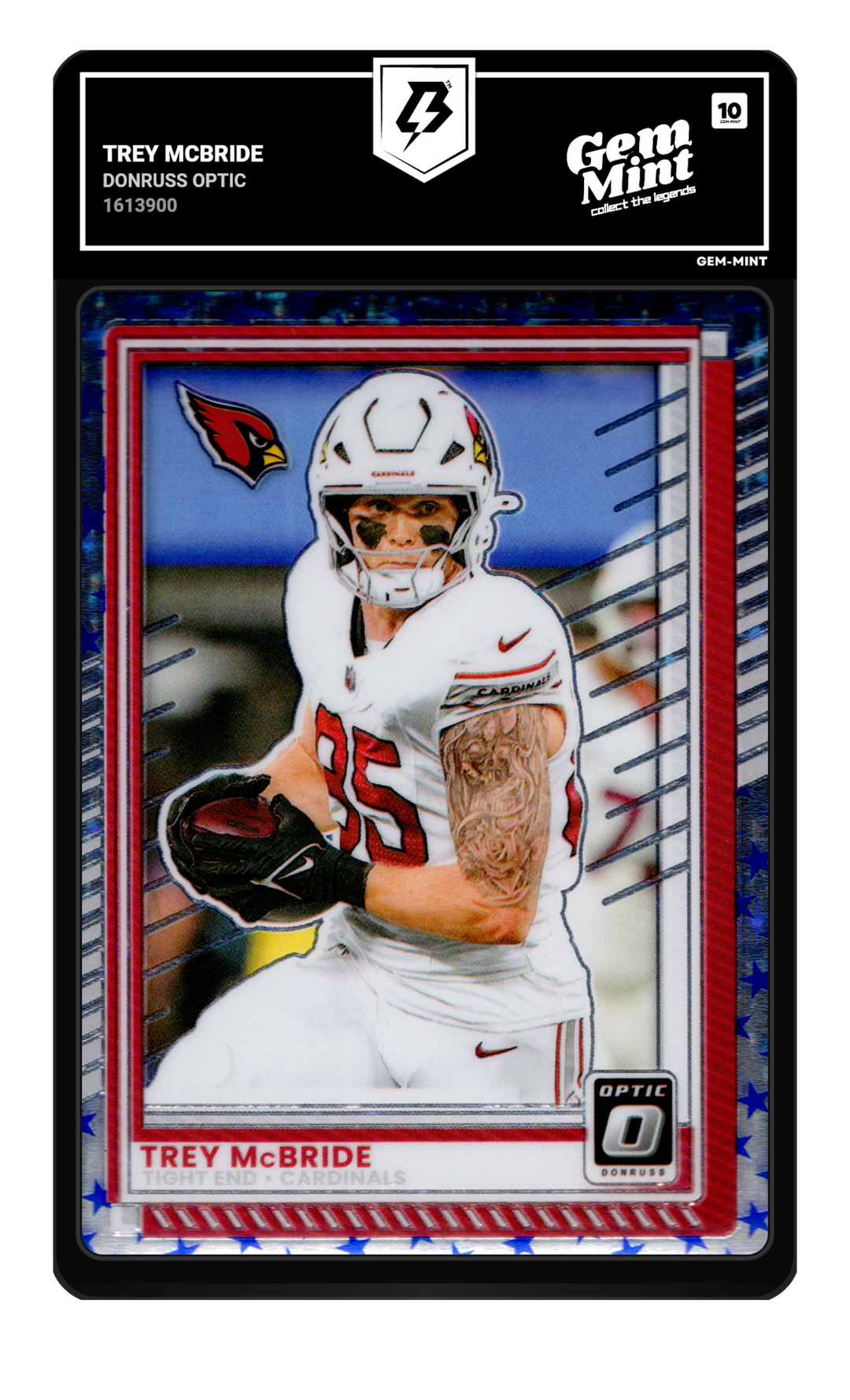 Trey McBride graded Gem Mint 10