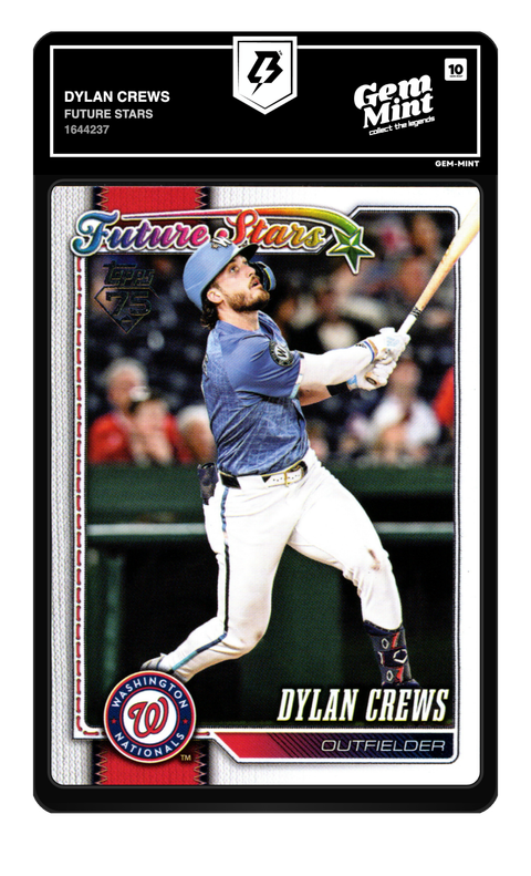 Dylan Crews 2026 Future Stars graded Gem Mint 10 by TradingCard360