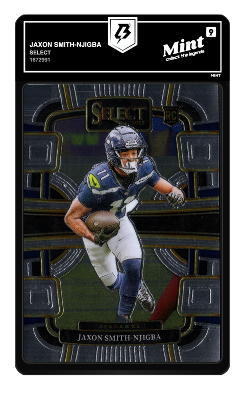 Jaxon Smith-Njigba 2023 Select graded Mint 9 by TradingCard360