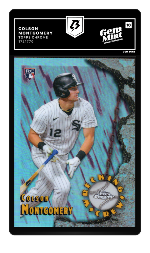 Colson Montgomery 2026 Topps Chrome graded Gem Mint 10 by TradingCard360
