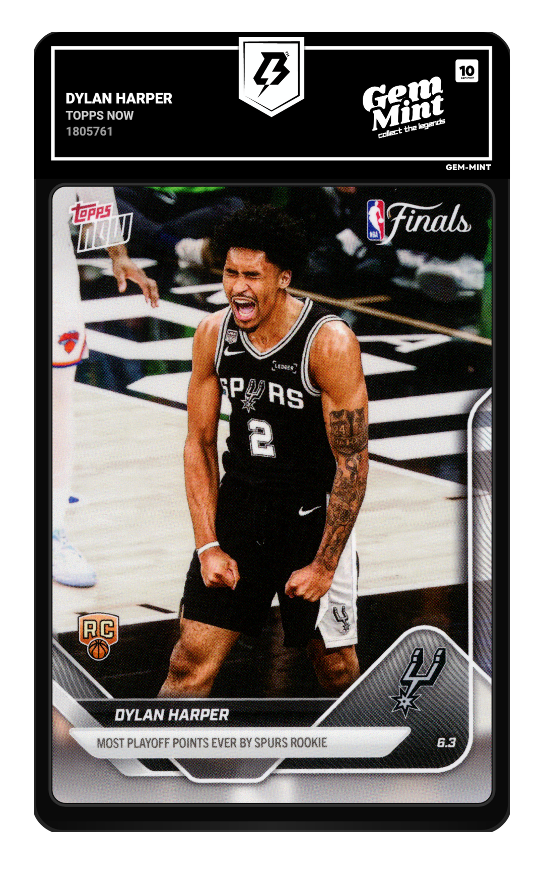 Dylan Harper graded Gem Mint 10