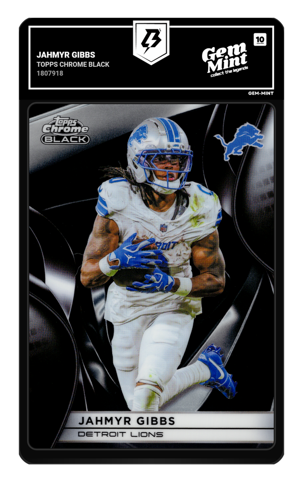 Jahmyr Gibbs graded Gem Mint 10