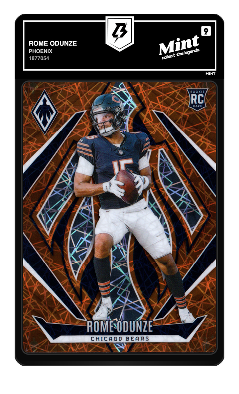 Rome Odunze 2024 Phoenix graded Mint 9 by TradingCard360