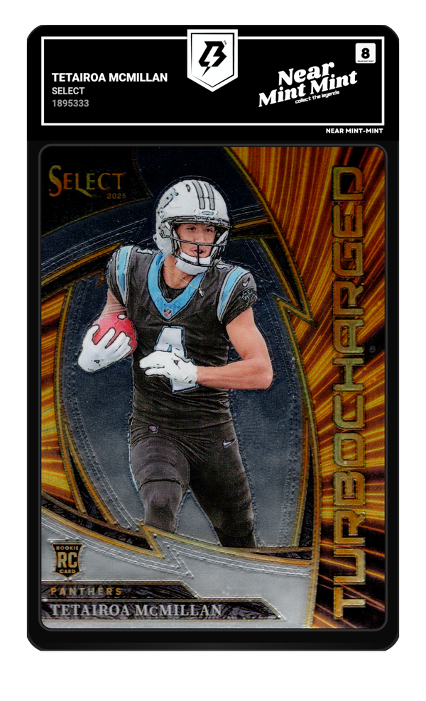 Tetairoa McMillan graded NM-MT 8
