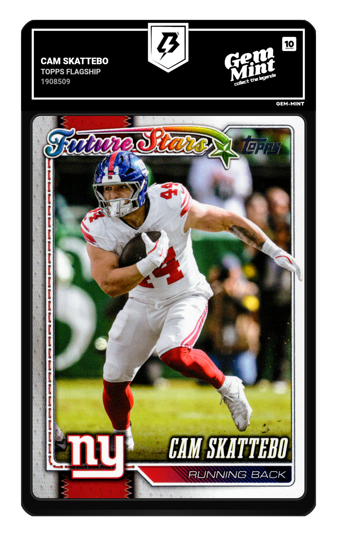 Cam Skattebo graded Gem Mint 10