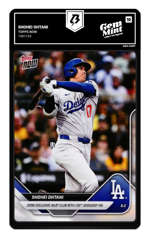 Shohei Ohtani graded Gem Mint 10