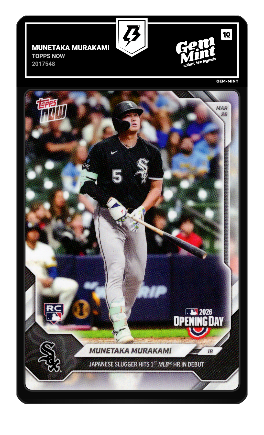 Munetaka Murakami graded Gem Mint 10