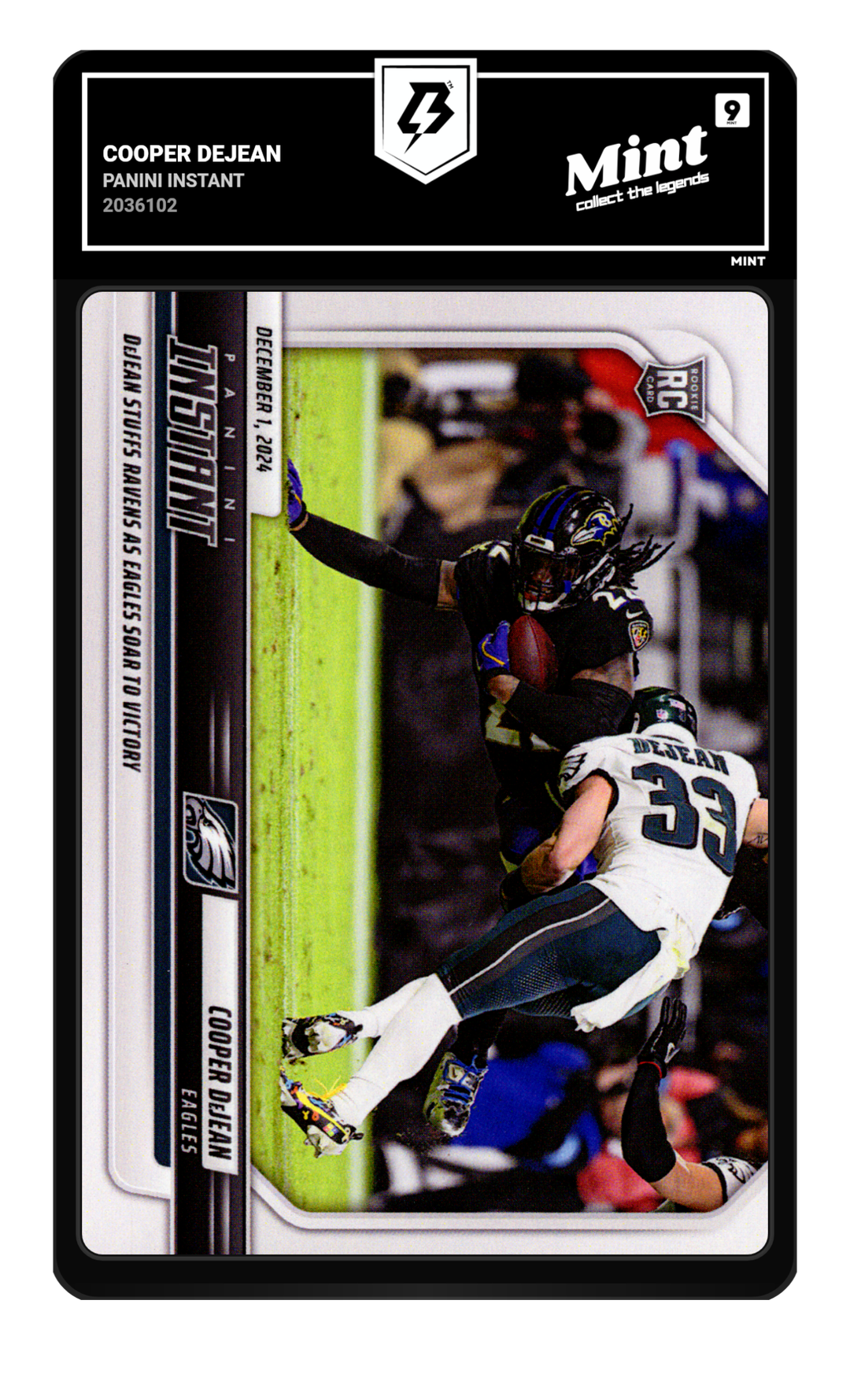 Cooper DeJean graded Mint 9