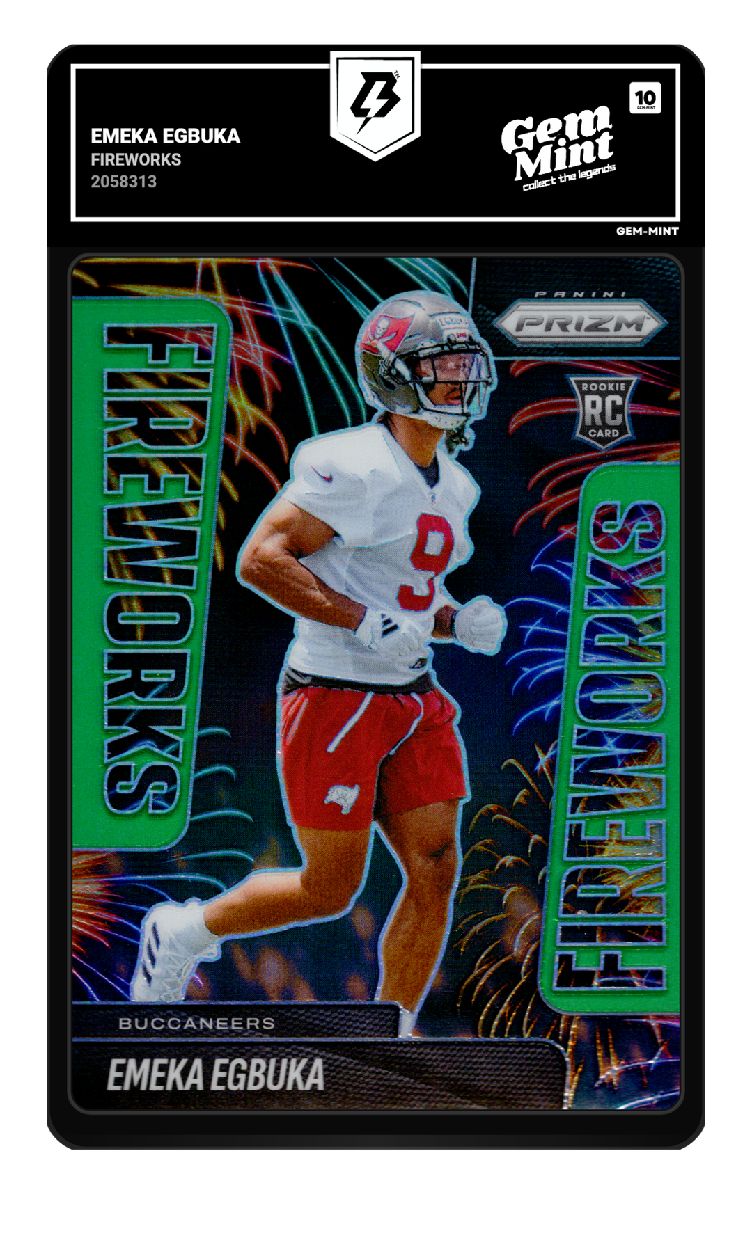 Emeka Egbuka graded Gem Mint 10
