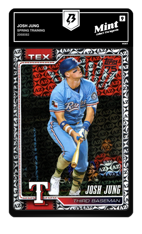 Josh Jung 2026 Spring Training graded Mint 9 by TradingCard360