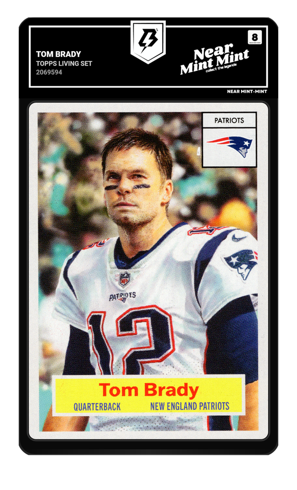 Tom Brady graded NM-MT 8
